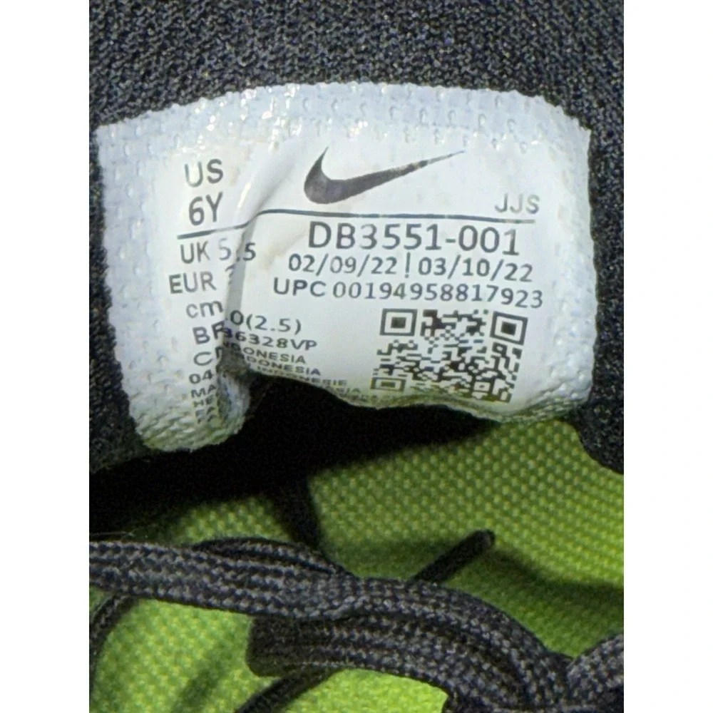 Nike Women Size 7.5 Crater Impact‎ Black Running Shoes Comfort Walking Sneakers